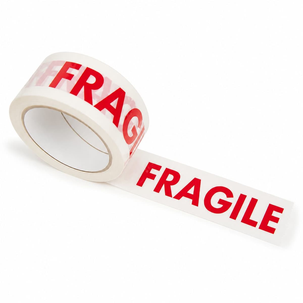 Rola Banda Adeziva Fragile pentru Ambalare si Sigilare Colete Sensibile, Low Noise, Derulare Silentioasa, Aderenta Ridicata