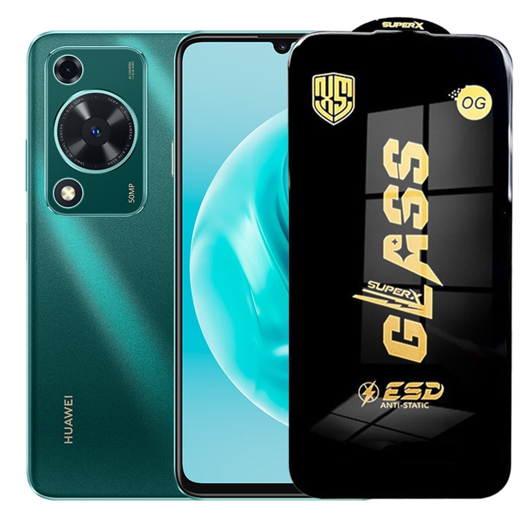 Folie de Sticla pentru Huawei Nova Y72, Flippy, Sticla Securizata ESD Antistatica, Super-X Privacy OG, cu Margini Negre